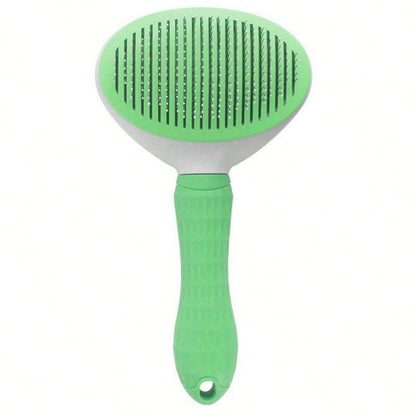 Cat Grooming Tools Cat Grooming Comb Pet Hair Removal Comb Non-Slip Stainless Steel Pet Comb